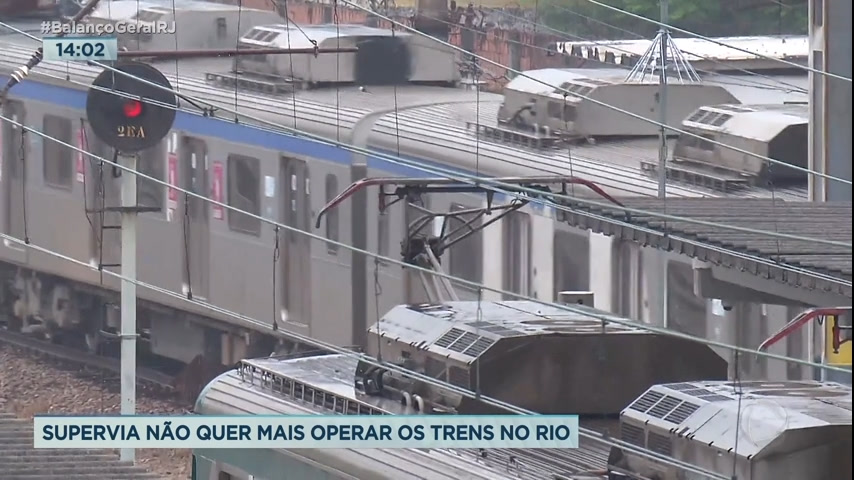 Vídeo: Concessionária desiste de operar trens no Rio de Janeiro