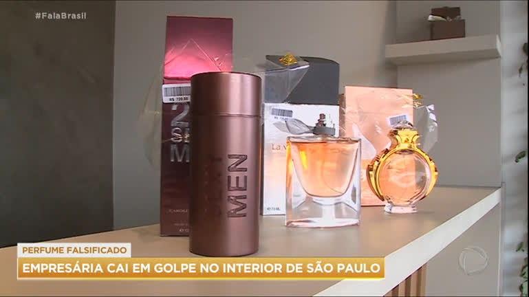 Vídeo: Dona de salão de beleza cai no golpe do perfume falsificado no interior paulista