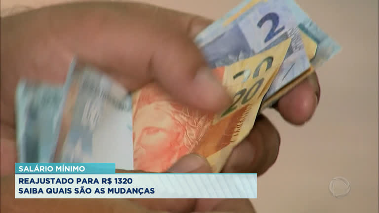 Vídeo: Salário mínimo aumenta para R$ 1.320 a partir de 1º de maio