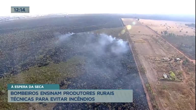 Vídeo: Bombeiros ensinam produtores rurais como evitar incêndios