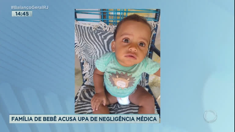 Vídeo: Família de bebê morto acusa UPA de negligência médica no Rio