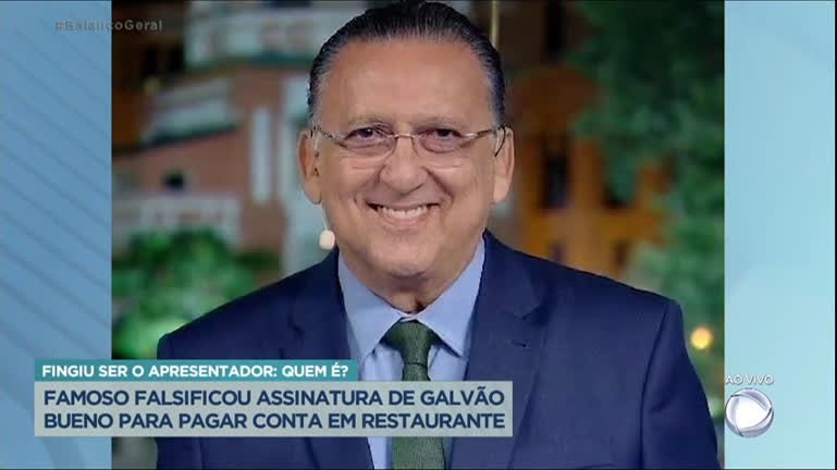 Vídeo: Marcelo Adnet revela que falsificou assinatura de Galvão Bueno ao passar cheque em restaurante