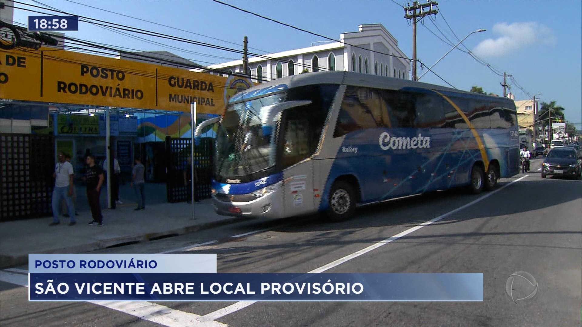 Vídeo: Novo posto rodoviário provisório começou a funcionar em São Vicente