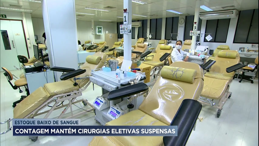 Vídeo: Cirurgias eletivas são suspensas em Contagem, na Grande BH