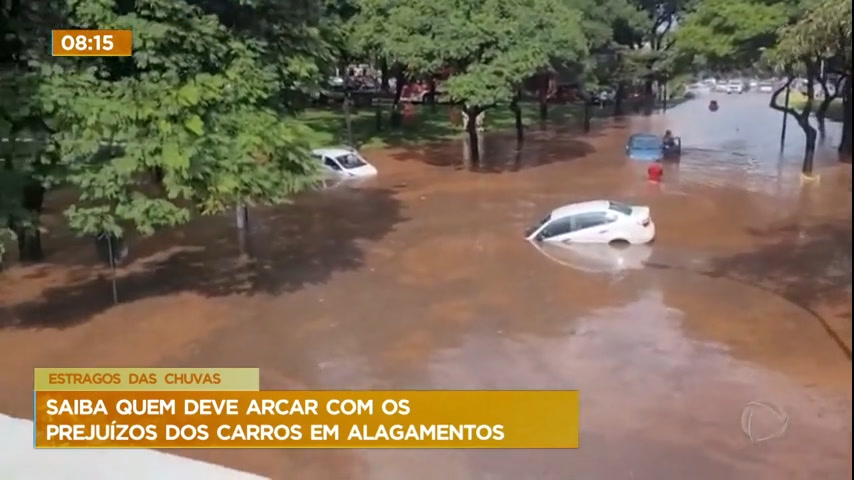 Vídeo: Saiba quem deve arcar com os prejuízos dos carros em alagamentos causados por chuvas