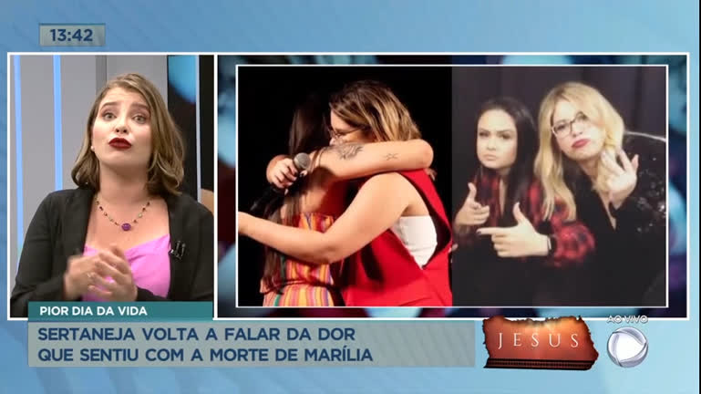 Vídeo: Sertaneja Luiza Martins fala sobre morte de Marília Mendonça