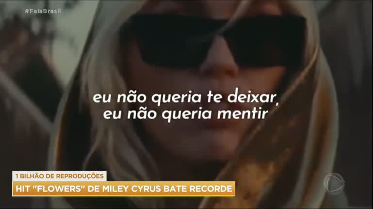 Vídeo: Miley Cyrus quebra recorde de música a atingir 1 bilhão de reproduções mais rápido