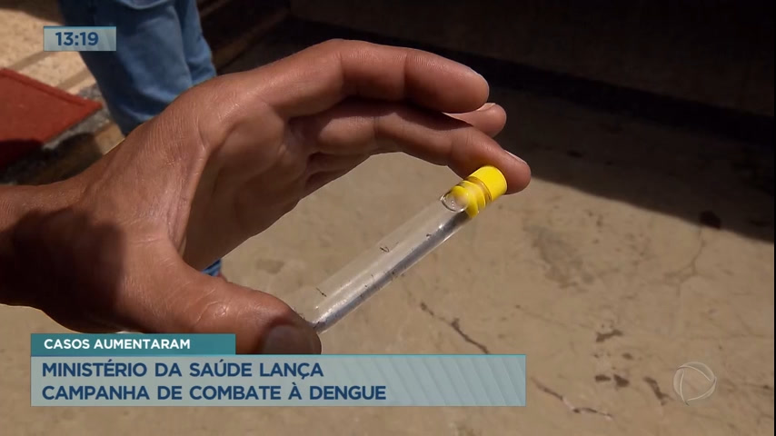 Vídeo: Ministério da Saúde lança campanha de combate à dengue