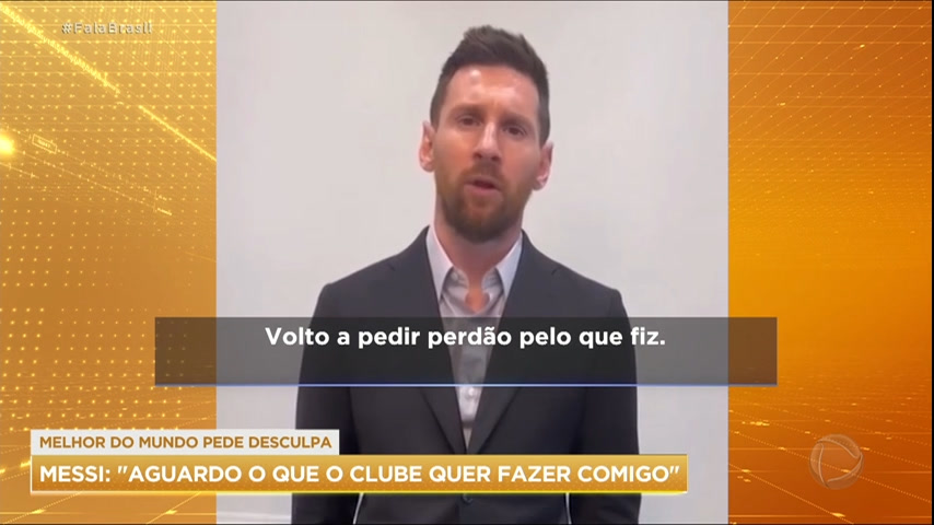 Vídeo: Messi pede desculpa por viajar à Arábia Saudita sem autorização do PSG