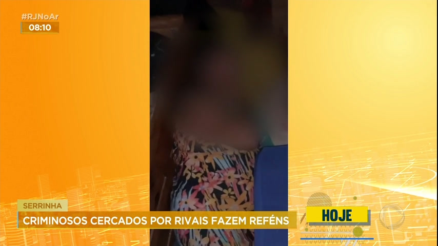 Vídeo: Famílias são feitas reféns por criminosos cercados por rivais na zona norte do Rio