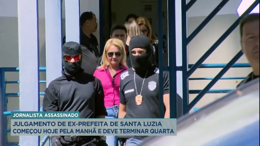 Vídeo: Julgamento de ex-prefeita de Santa Luzia (MG) começou na manhã desta segunda-feira (08)