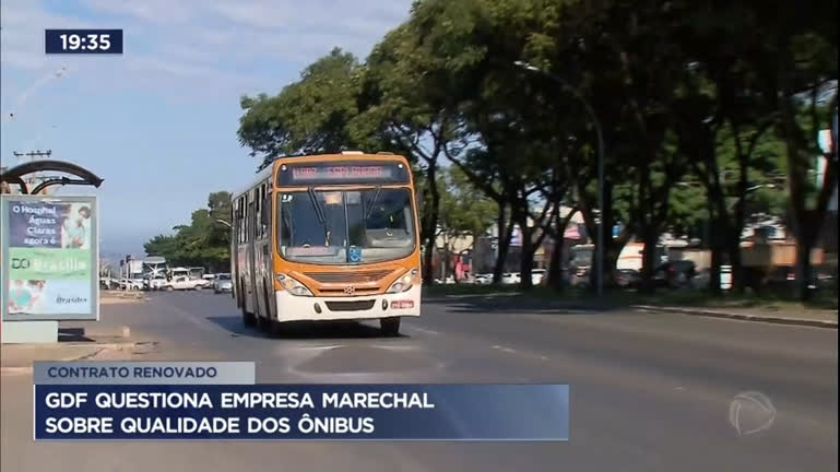Vídeo: GDF questiona empresa Marechal sobre qualidade dos ônibus