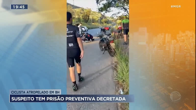 Vídeo: Suspeito de atropelar ciclista tem prisão preventiva decretada em BH