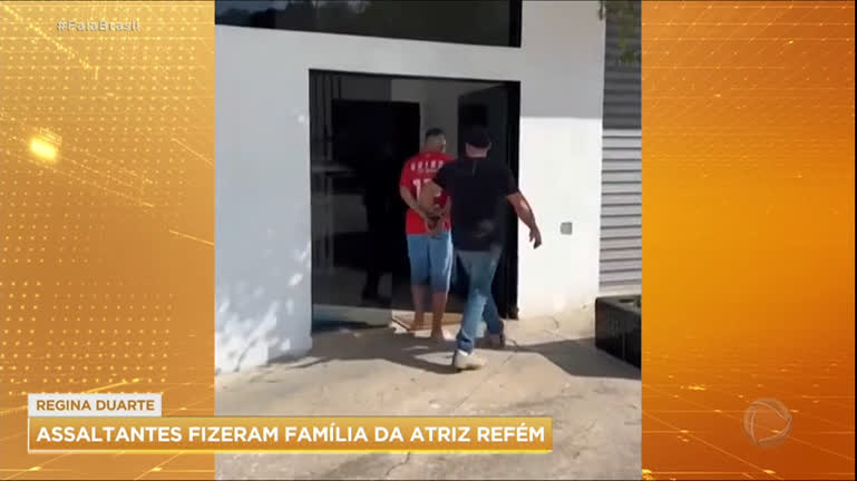 Vídeo: Polícia investiga quadrilha que manteve refém a família da atriz Regina Duarte