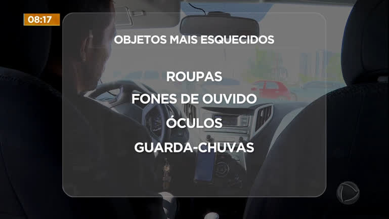 Vídeo: Brasília é a terceira cidade do país onde passageiros mais esquecem objetos em carros de aplicativo