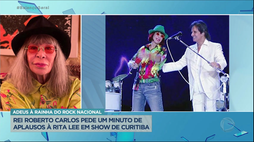 Vídeo: Roberto Carlos faz minuto de aplausos para Rita Lee em show