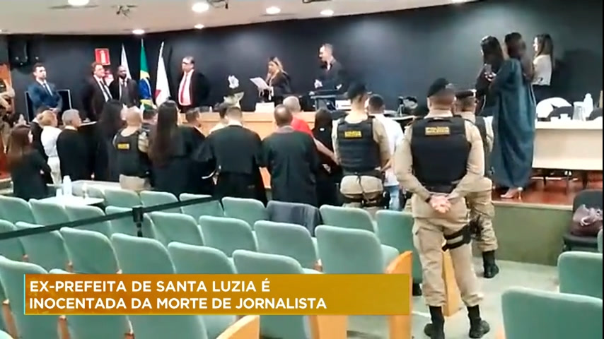 Vídeo: Ex-prefeita de Santa Luzia (MG) é inocentada da morte de jornalista