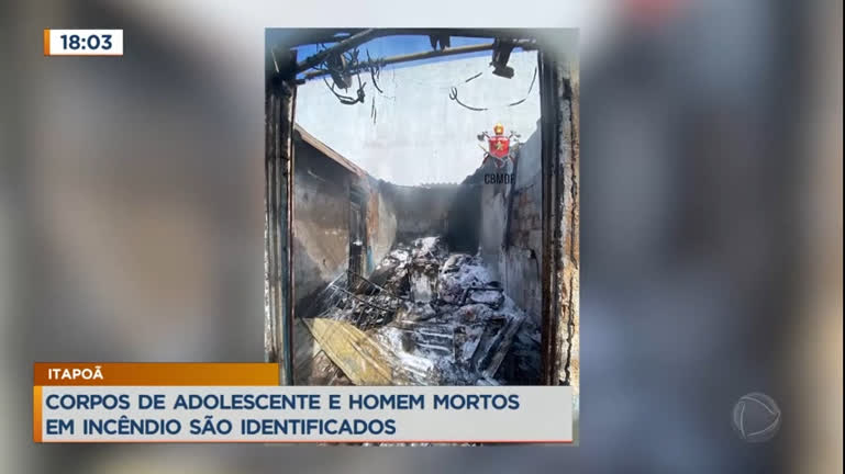 Vídeo: Casa pega fogo e corpos são encontrados carbonizados no DF