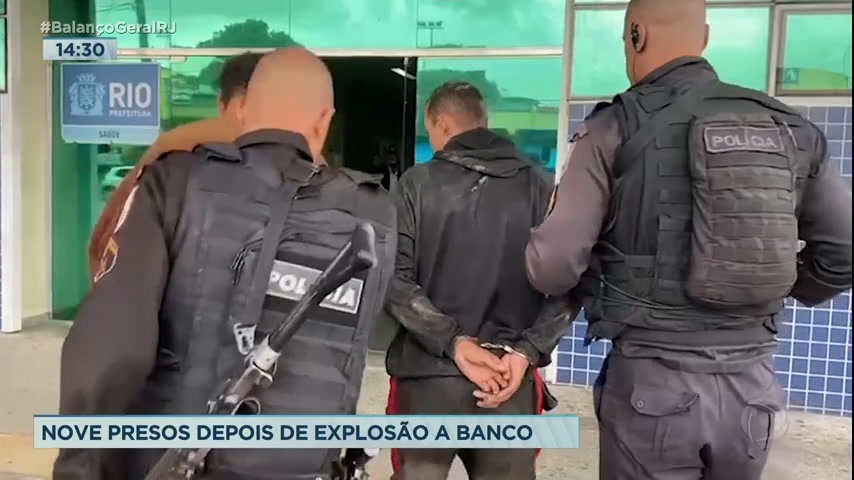 Vídeo: Bandidos são presos em tentativa de assalto a banco na Ilha do Governador