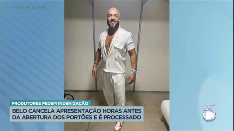 Vídeo: Belo é processado depois de cancelar show em Campinas (SP)