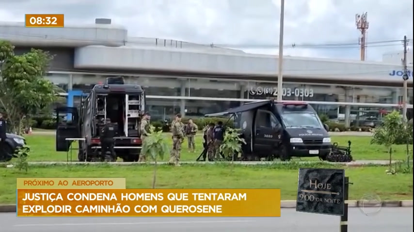 Vídeo: Justiça do DF condena dupla que colocou bomba perto do aeroporto de Brasília