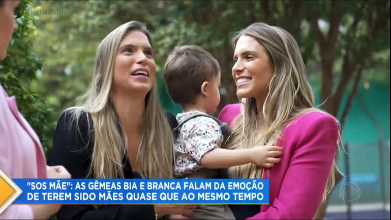 Vídeo: SOS Mã e: Após brilharem juntas no esporte, gêmeas compartilham experiências da maternidade