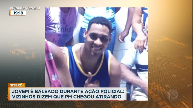 Vídeo: Jovem é internado em estado grave após ser baleado em Niterói (RJ)