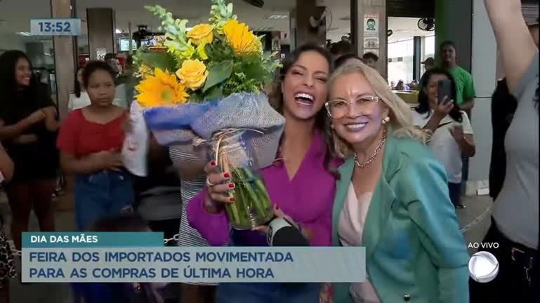 Vídeo: Dias das Mães movimenta compras na Feira dos Importados, no DF