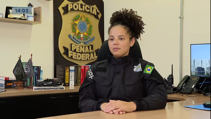 Vídeo: Primeira mulher a assumir uma penitenciária federal é nomeada em Brasília; veja reportagem