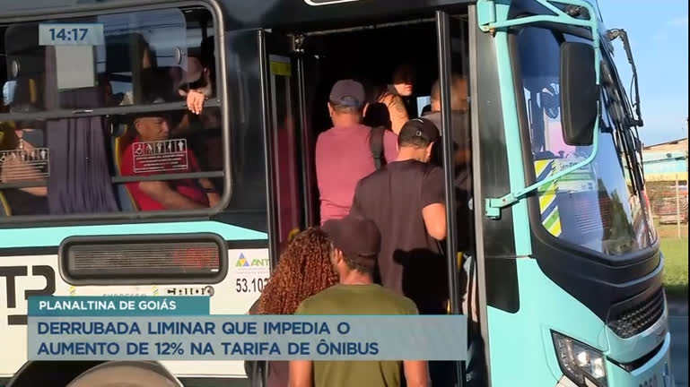 Vídeo: Liminar que impedia aumento de tarifa de ônibus em Planaltina (GO) é derrubada