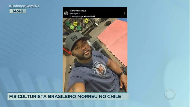 Vídeo: Família de fisiculturista que morreu no Chile tenta trazer corpo para o Brasil