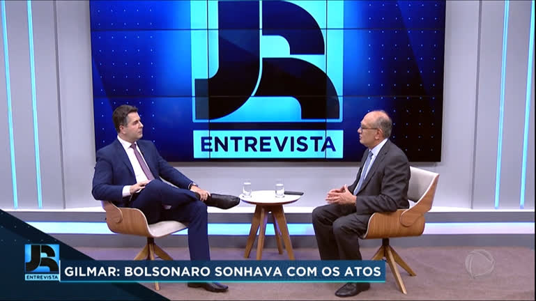Vídeo: Gilmar Mendes afirma que Bolsonaro sonhava com os atos de 8 de janeiro