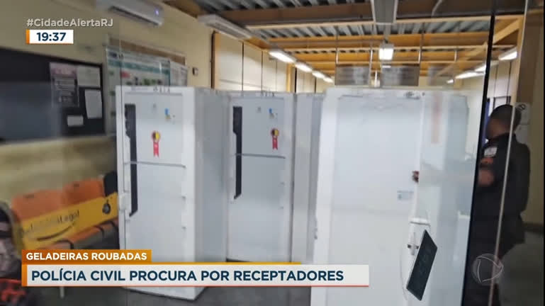 Vídeo: Polícia Civil procura receptadores de geladeiras roubadas no Rio de Janeiro
