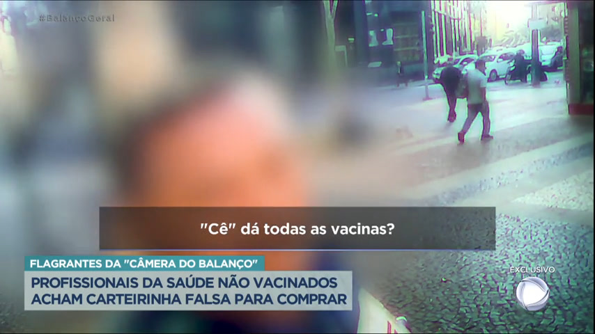 Vídeo: Câmera do Balanço mostra como funciona esquema de venda de carteira de vacinação da Covid-19