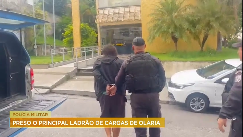 Vídeo: Polícia Militar prende ladrão de carga após troca de tiros no RJ