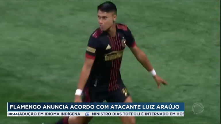 Vídeo: Flamengo anuncia contratação do atacante Luiz Araújo do Atlanta United, dos Estados Unidos