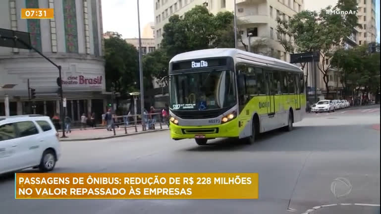 Vídeo: Subsídio dado a empresas de ônibus em BH terá redução de R$ 228 milhões