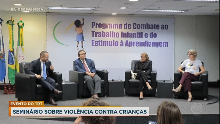 Vídeo: Seminário debate violência contra crianças no TRT-RJ