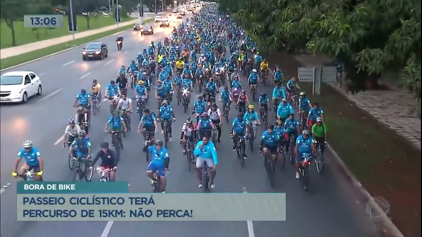 Vídeo: 11ª edição do ‘Bora de Bike’ ocorre amanhã em Brasília