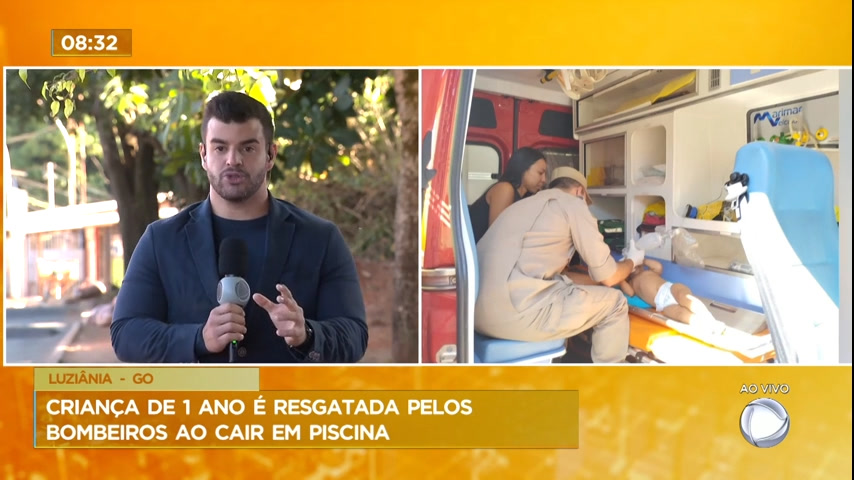 Vídeo: Mãe salva filho de um ano que se afogou em piscina no Entorno do DF