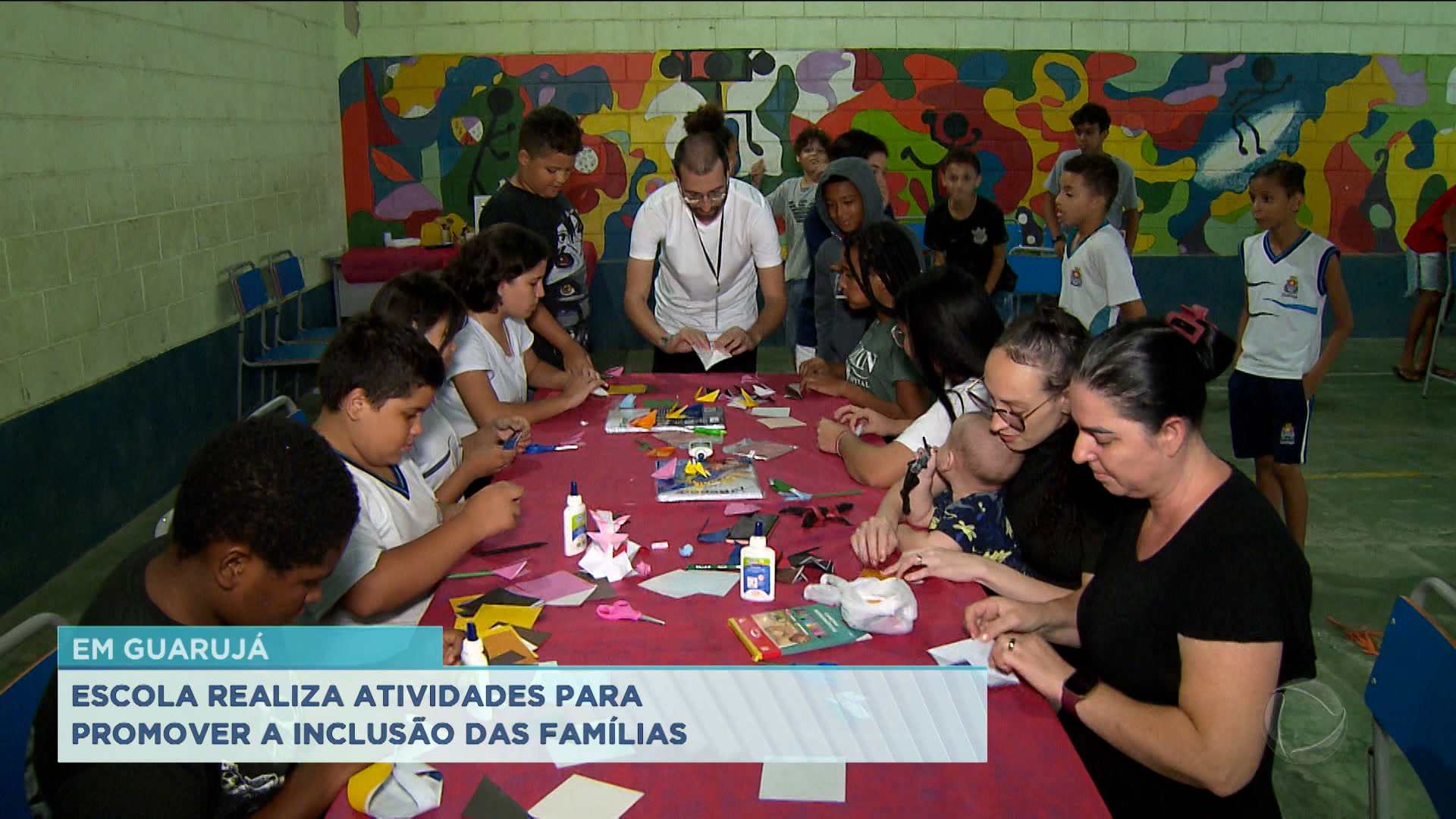 Vídeo: Escola realiza atividades para melhorar vínculo com as famílias