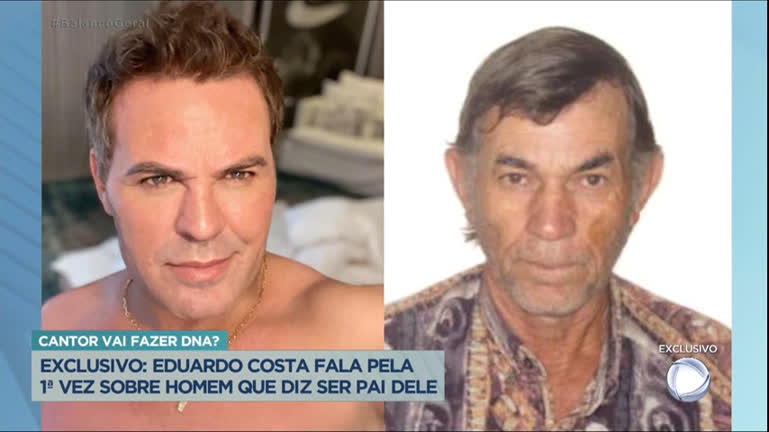 Vídeo: Exclusivo: Eduardo Costa fala pela primeira vez sobre homem que diz ser pai dele