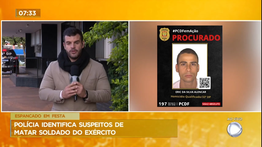 Vídeo: Polícia identifica suspeitos de matar soldado do Exército em Santa Maria (DF)