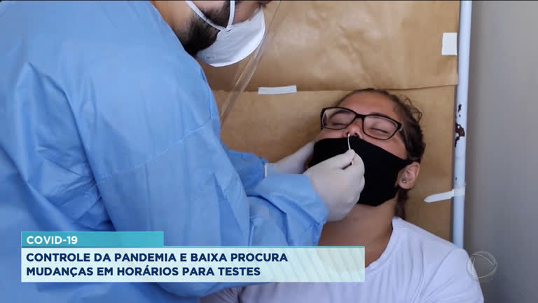 Vídeo: Testes de covid-19 mudam de horário em Santos
