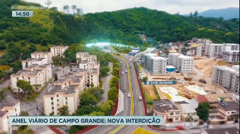 Vídeo: Prefeitura do Rio interdita trecho de Campo Grande para série de obras