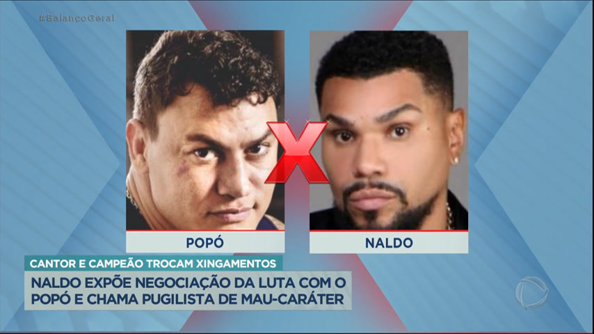 Vídeo: Naldo expõe detalhes da negociação da luta que faria com Popó e chama pugilista de "mau-caráter"