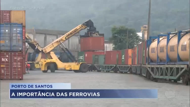 Vídeo: Transporte de cargas sobre os trilhos
