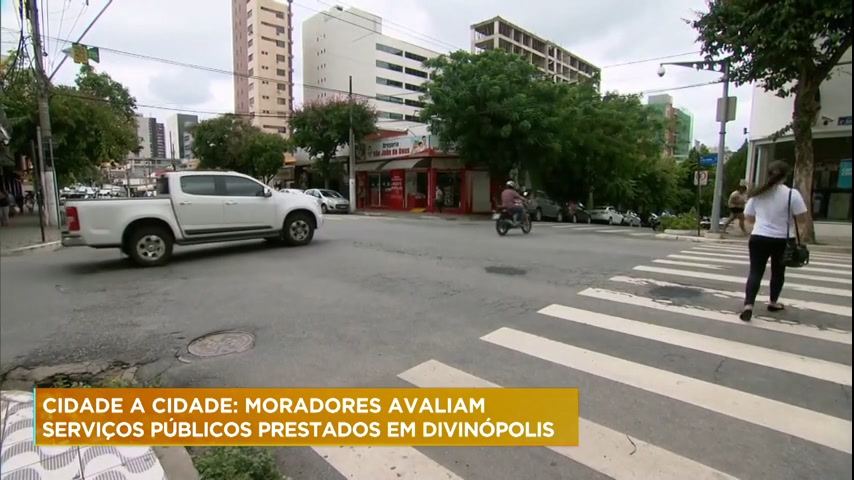 Vídeo: Cidade a Cidade: moradores de Divinópolis avaliam serviços públicos do município