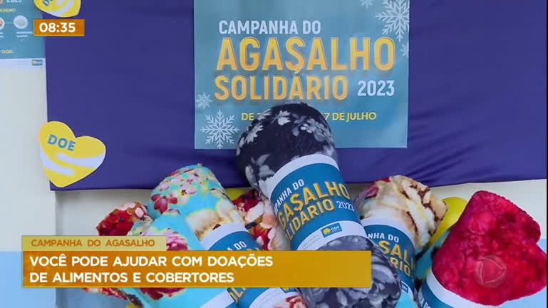 Vídeo: Campanha do GDF e entidades recolhem agasalhos para doações