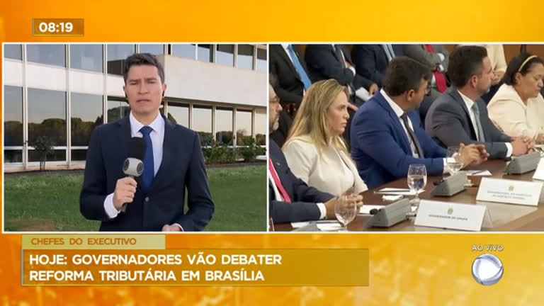Vídeo: Governadores se reúnem nesta quarta (24) em Brasília para debater Reforma Tributária